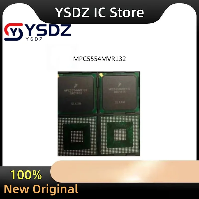 1pcs/lot New Original MPC5554MVR132 BGA-416 MPC5554MVR BGA416 MPC5554 5554 132 32-bit microcontroller-MCU In Stock