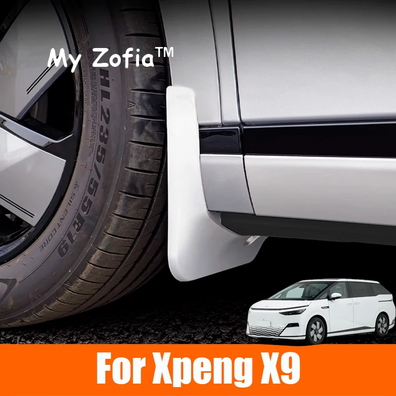 

For Xpeng X9 2024 2025 Baking paint Mud Flaps Splash Guard Mudguards MudFlaps Front Rear Fender Auto Styline Car Accessories