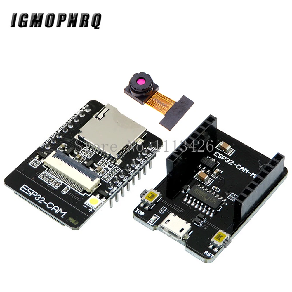 ESP32-CAM-MB WIFI ESP32 CAM Bluetooth Development Board with OV3660 Camera MICRO USB to Serial Port CH340G 4.75V-5.25V Nodemcu