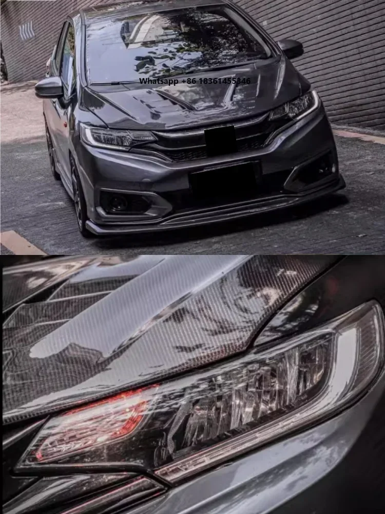 

For FIT JAZZ GK5 RS 2014-2020 modified Daytime running light Turn signal Car Accessories LED Headlights Assembly
