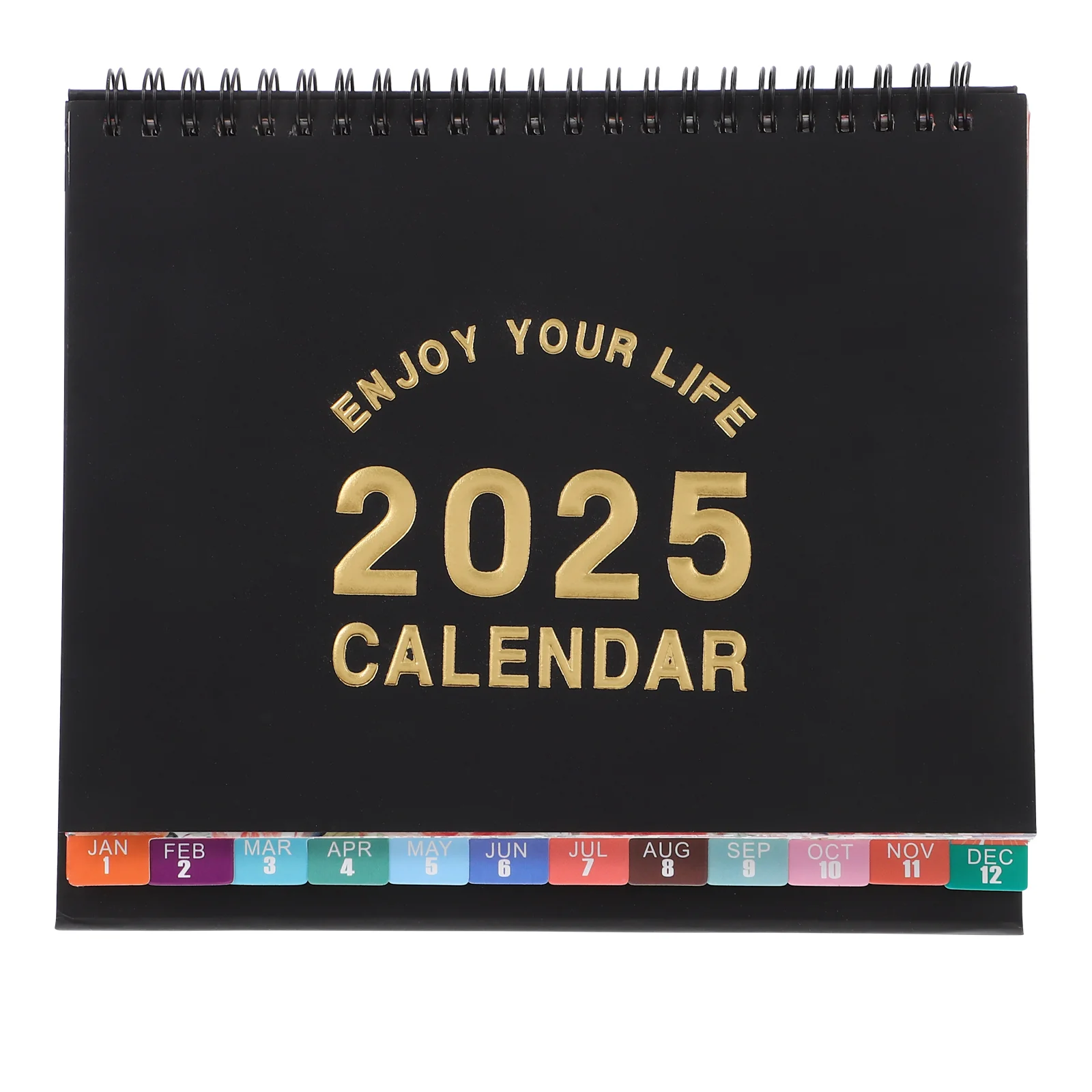 Pocket Calendars 2025 Desk Fall Decor for Kitchen New Year Decoration Tear off Black