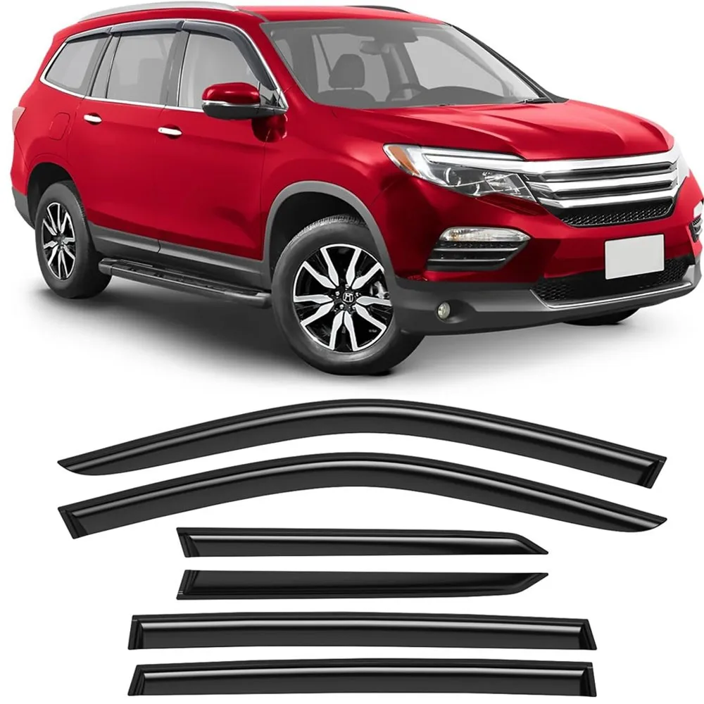

Дефлекторы окон (ветровики) для Honda Pilot 2016-2022, ударопрочные