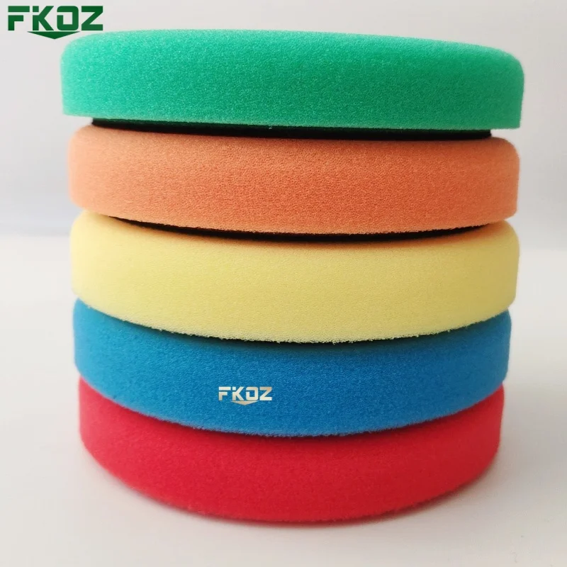 

6/7 Inch Car Sponge Buffing Polishing Pad Removes Scratches Compatible with DA/RO/GA Car Buffer Polisher Repair Polishing Disc