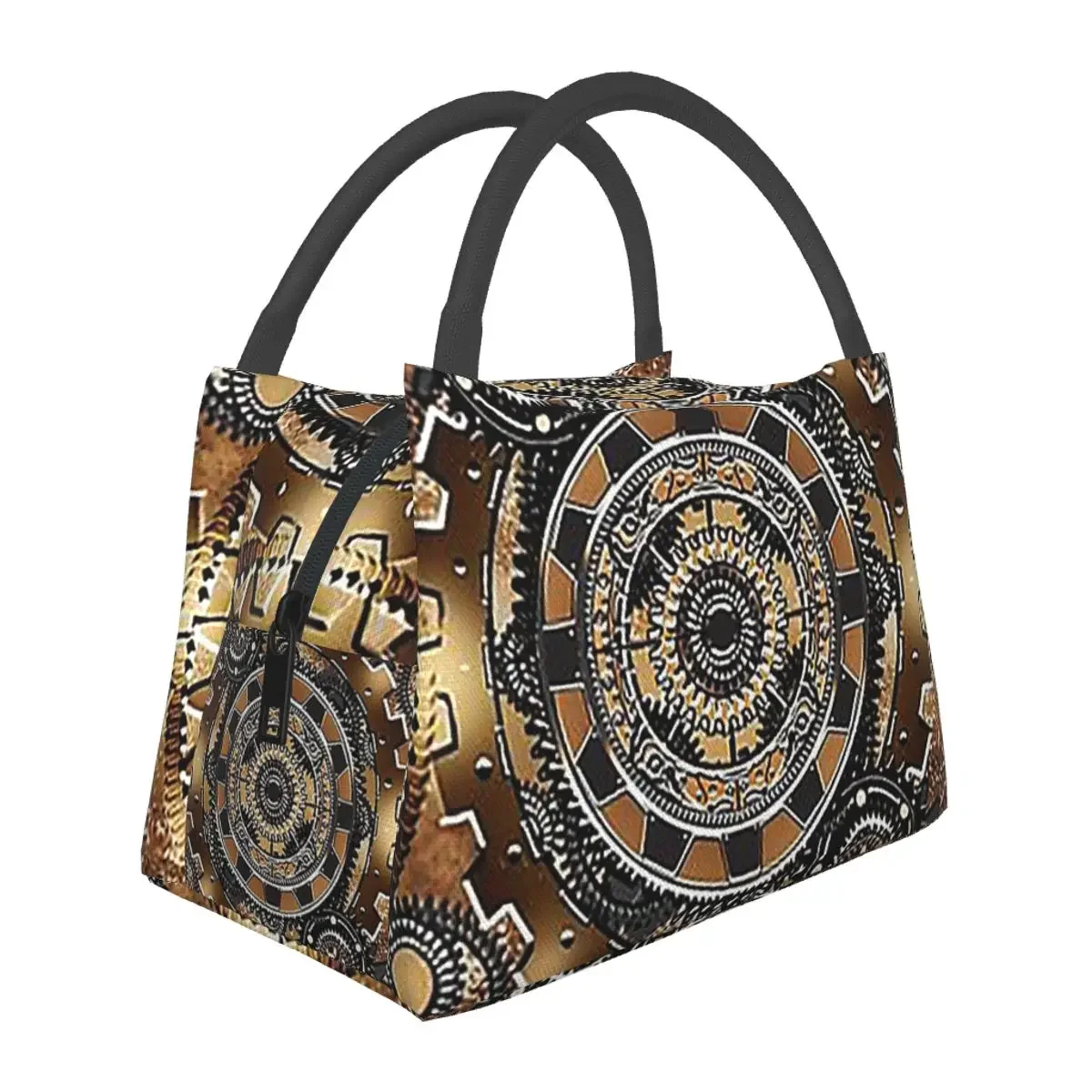 

Steampunk Gear Wall Lunch Bags Insulated Bento Box Portable Lunch Tote Picnic Bags Cooler Thermal Bag for Woman Girl Work