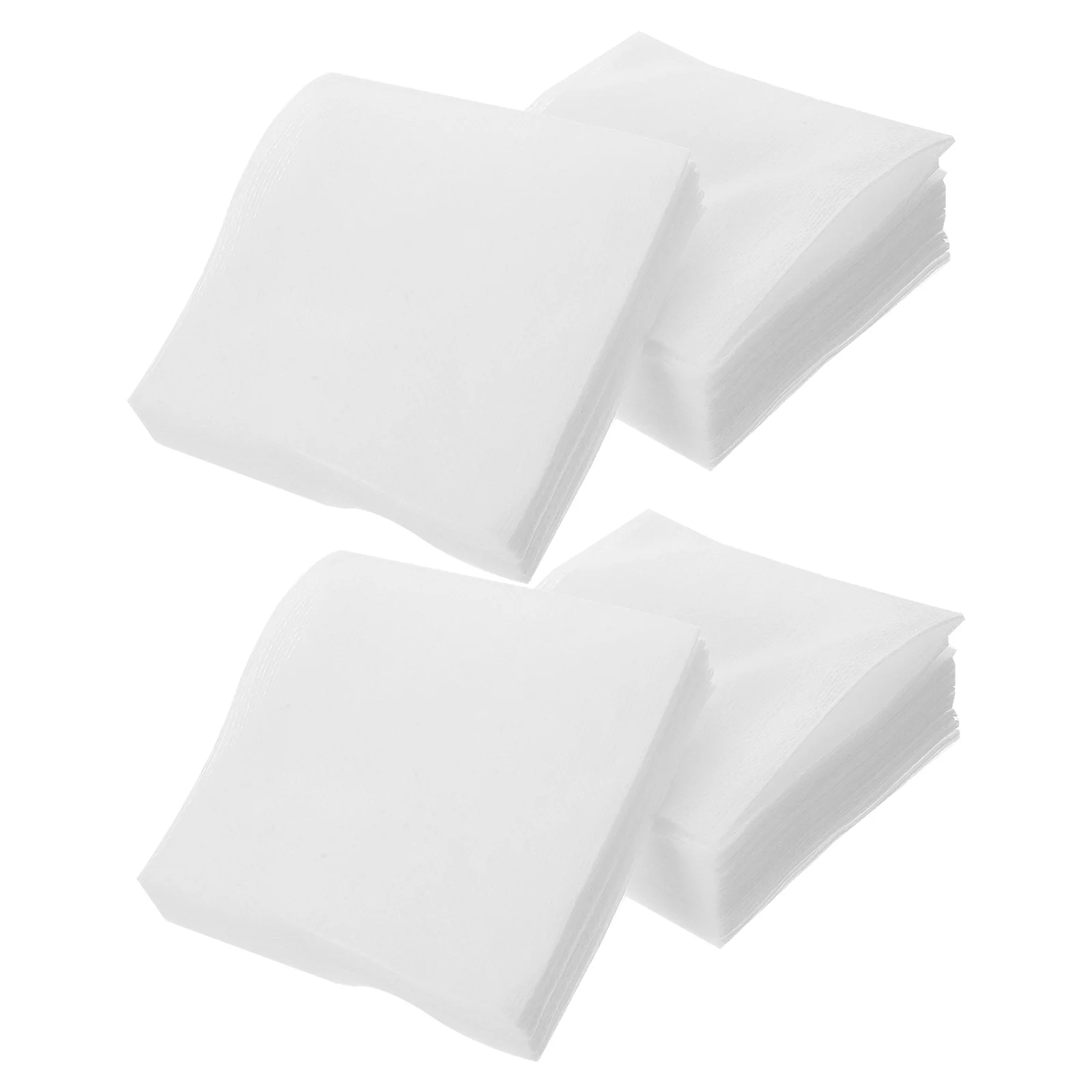 

200pcs Non Woven Fabric Sheets Soft Makeup Removal Pads 10x10cm Face Cleansing Travel Facial Pads Square Design