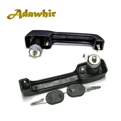 1Set New Outer Door Handle Suitable for Fiat: UNO 1983-2002 L / R 7645873/7645874