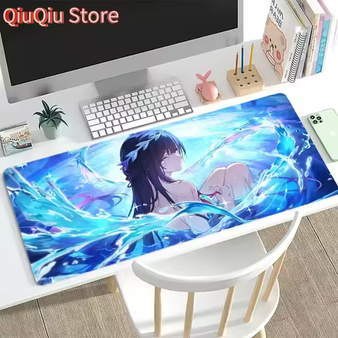 Hysilens Honkai Star Rail Mouse Pad Desk Mat Large Non-slip Anti-fray Keyboard Ergonomic Office Rubber PC Home Custom
