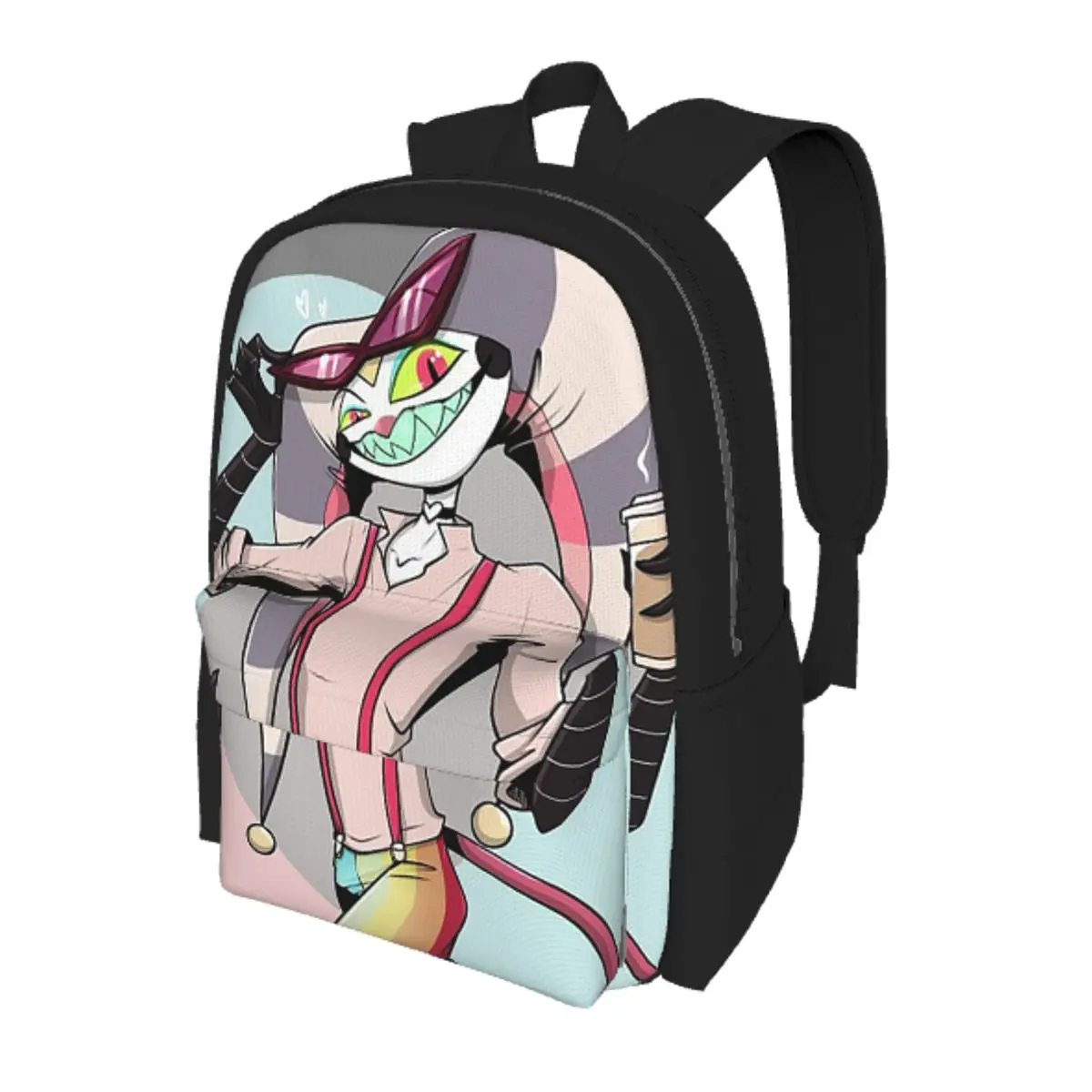 

Fizzarolli Helluva Boss Student Backpack School Bag Hiking Travel Daypack for Boys Girls Bookbag Shoulder Bags