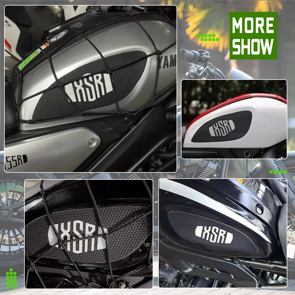 야마하 XSR155 XSR125 XSR 155 125 2019 2020 2021용 오토바이 액세서리 연료 탱크 스티커 패드 보호 커버 데칼