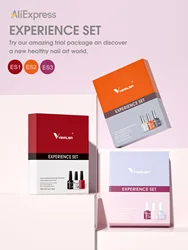 Venalisa 네일 젤 광택제 체험 키트, UV LED 반영구 울트라 글로시 CANI 공장 공급 젤 바니시, 흡수 제거, 3 개 * 7.5ml