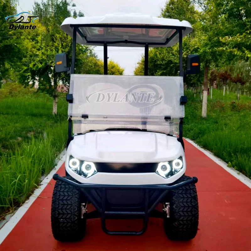 Trusted China Supplier Professional Design 2 Seater 5000W Mini Off-Road Hunting Electric Golf Cart Farmer Cart with Cargo Box