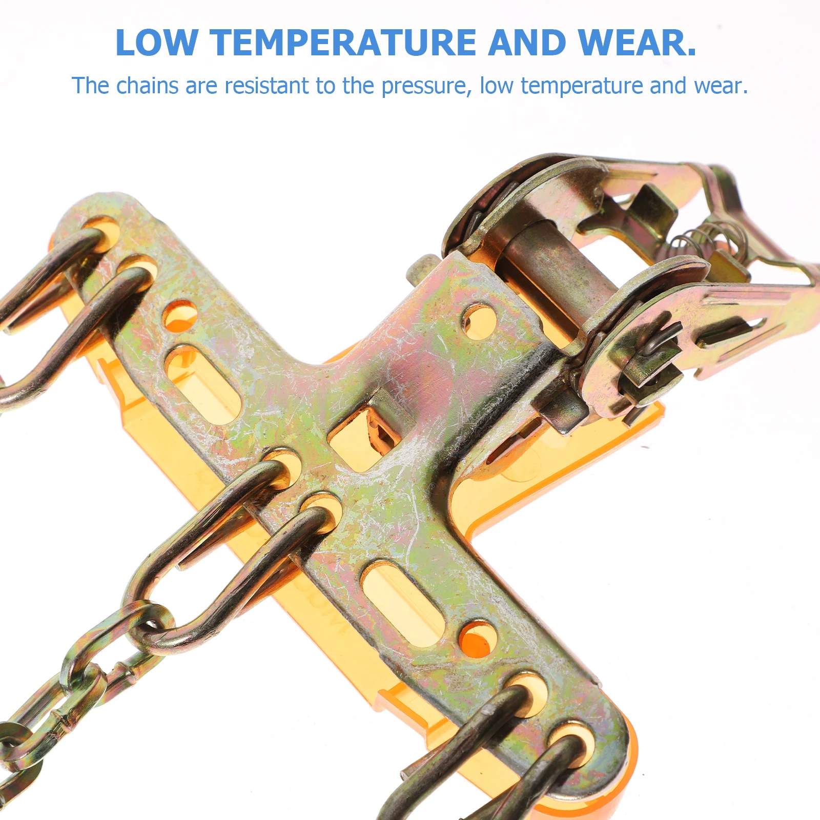 

Snow Chains Ice Chain SUV Wheel Chain Car Winter Strap 3 Balance Design Automatic Tightener