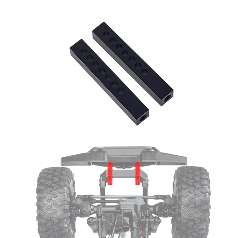

B87B-6PCS Metal Bumper Mount Holder Post For 1/10 RC Crawler Car Axial SCX10 90046 SCX10 III AXI03007 Traxxas TRX4 TRX6
