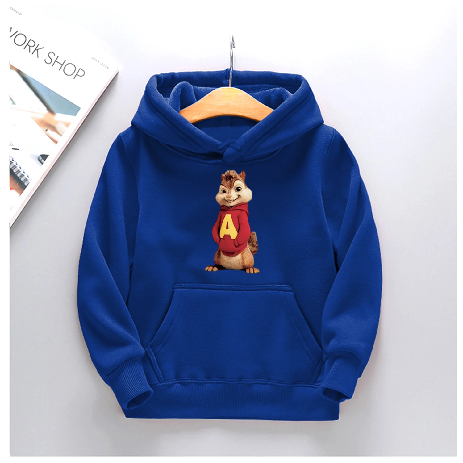 Sudaderas con capucha de Alvin and the Chipmunks para bebés, Tops para niños y niñas, Disfraces para niños, sudaderas para niños, Top de verano,