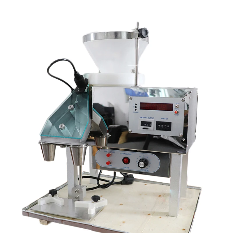 Desktop Electronic Counting Machine YL-2A Automatic Electronic Counting Machine 500-1500 Tabs/min Stainless Steel