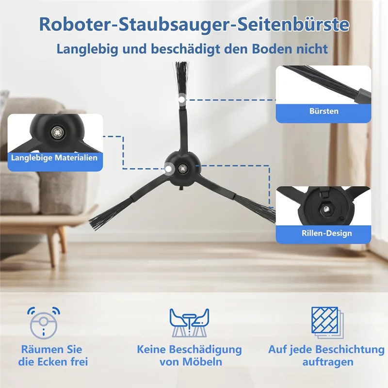 【Популярные】аксессуары для Roborock S8 Maxv Ultra, набор запасных частей с мешками для пыли, основной щеткой, фильтрами, салфетками