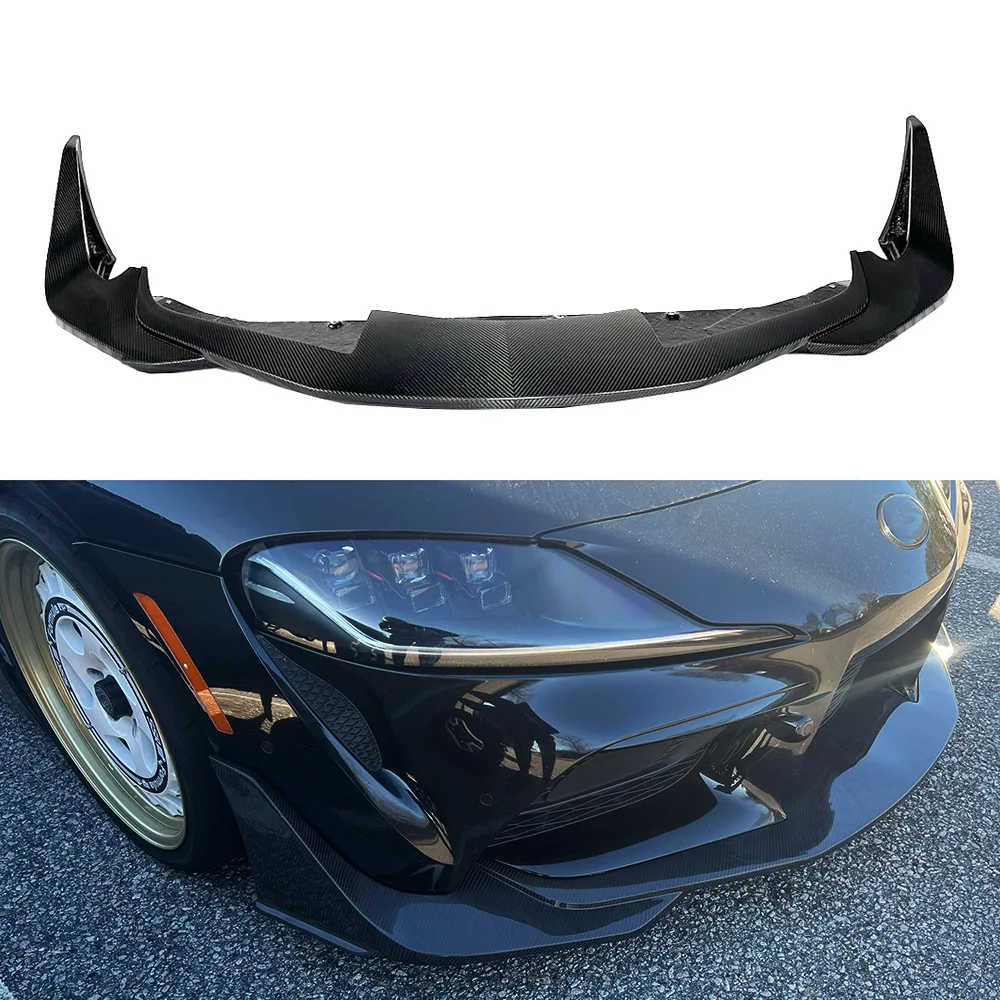 

New Arrival Carbon Fiber CFA Style Front Bumper Lip for GR Supra A90 A91 MKV Auto Upgrade Front Lip
