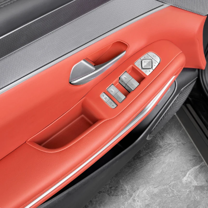 ل BYD سيليون 8 تانغ L DM/EV 2025-2026 باب رفع نافذة لوحة بطانة حماية من السيليكون صندوق تخزين المضادة للخدش حماية الملحقات #3