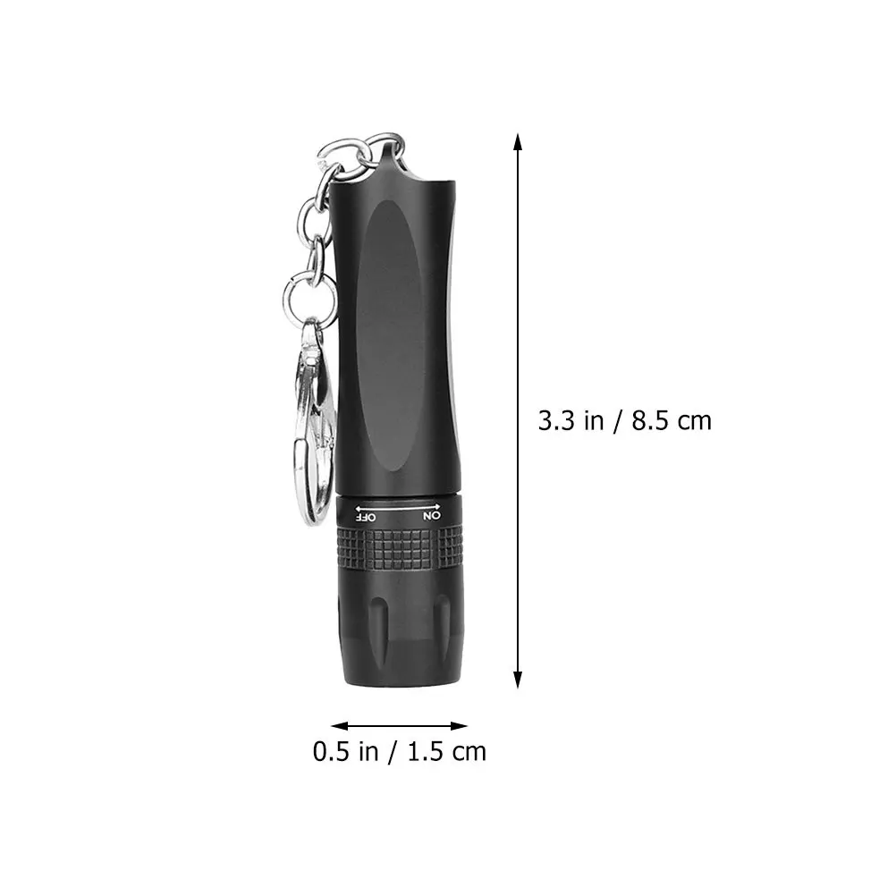 Keychain Flashlight Mini Outdoor LED Torch Portable Small Keyring Flash Light Durable Waterproof Keychain Flashlight