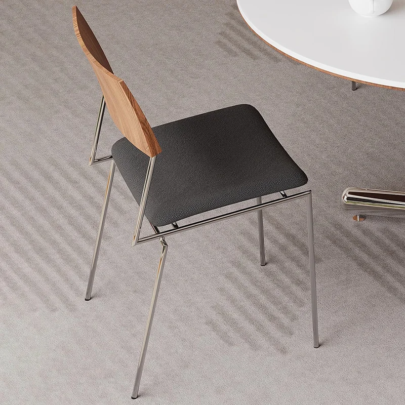 الشمال كرسي طعام أنيق تصميم حديقة المنزل كراسي تناول الطعام الحديثة مريحة فاخرة Sillas Para Comedor زخرفة الأثاث