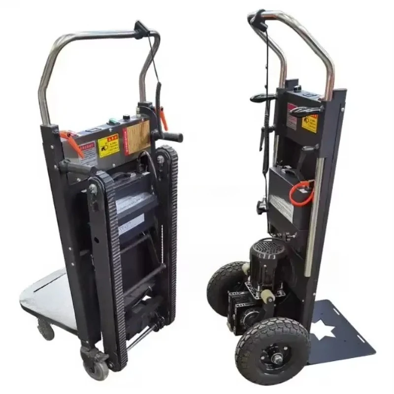 Electric Ladder Stairs Trolly CartsHand Stair Climbing Trolley Foldable Transport Cargo Climbing Vehicle Ladder