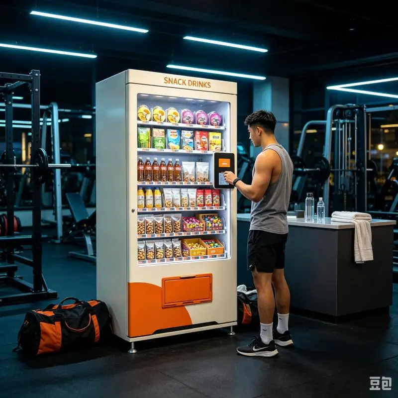 Automatic Snacks Drinks Retail Vending Machine Customized Intelligent Commercial Sales Solution