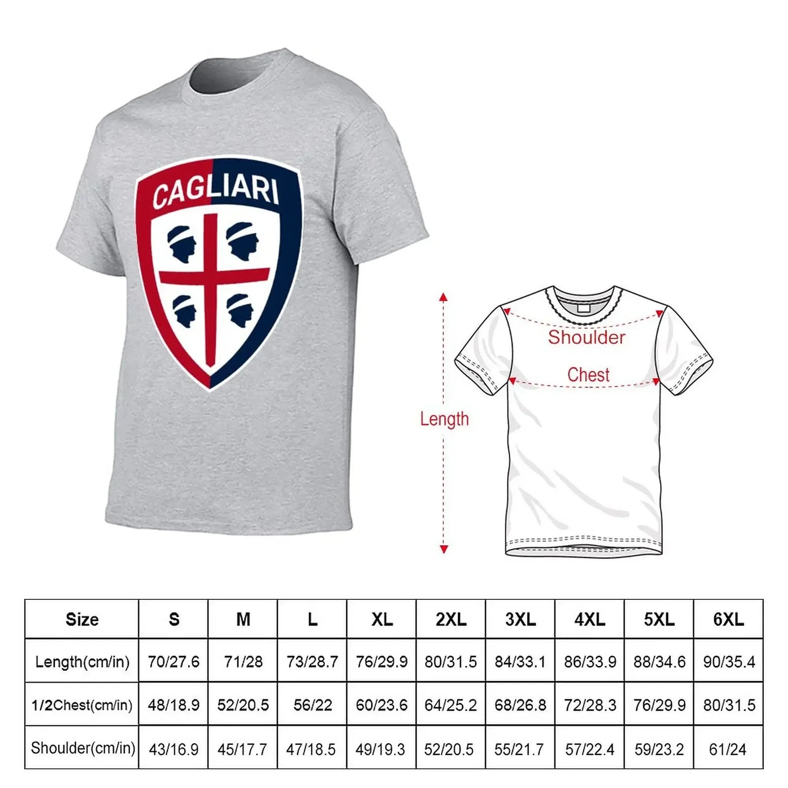 Cagliari T-Shirt sublime tops plus size tops heavyweight t shirts for men