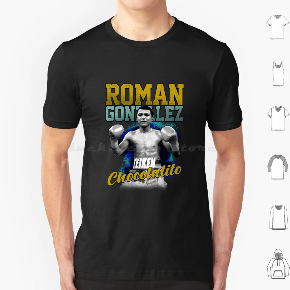 Chocolatito T Shirt Cotton Men Women DIY Print Roman Gonzalez Chocolatito Nicaraguan Boxer Speed