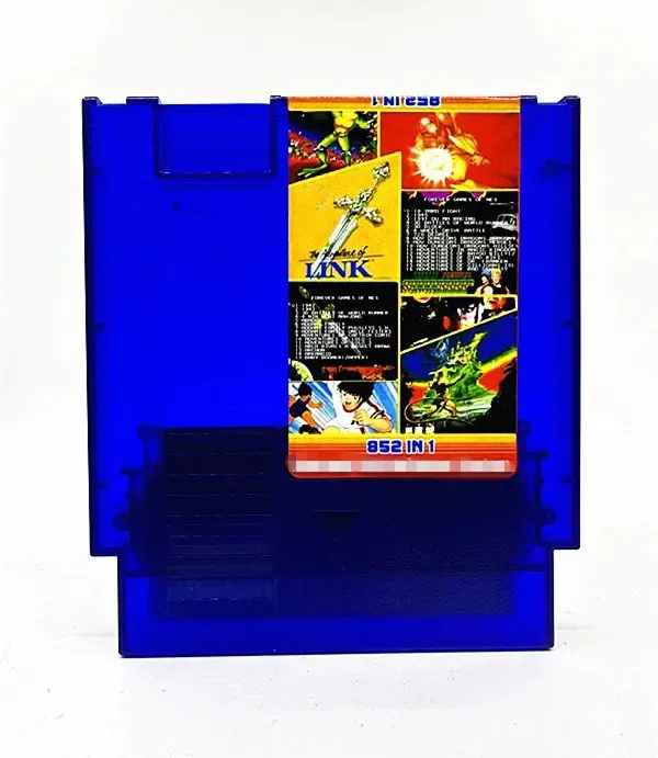 Best 852 in 1 8 bit Game Card 72 pin game cartridge support save progress 1G memory for 8 bit video game console