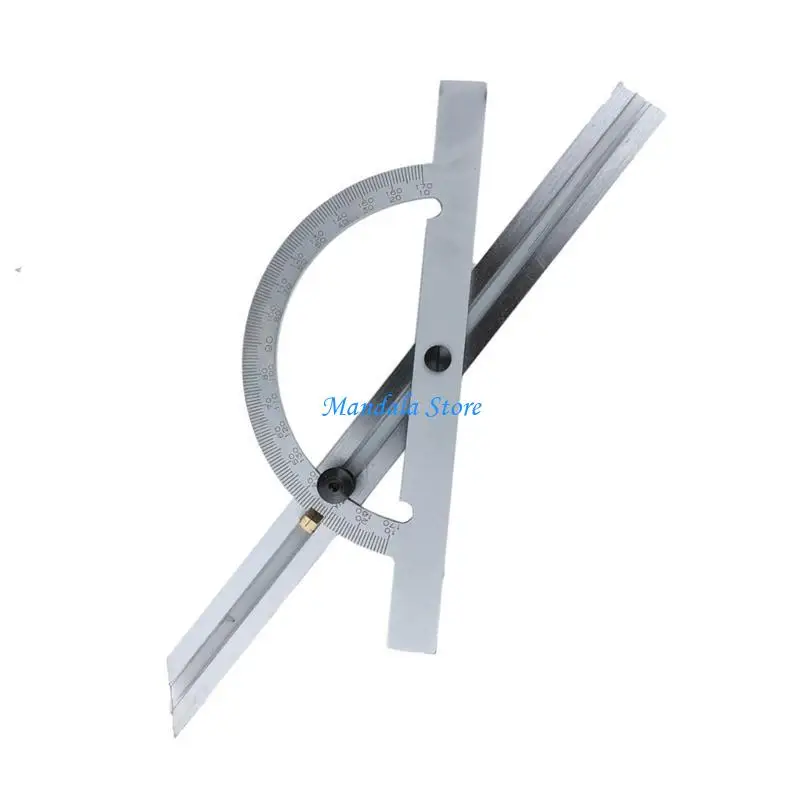 

U2JC 10-170 Degree Protractor Metal Angles Finder Angles Ruler Woodworking Tool Measuring Ruler Angles Meter Goniometer