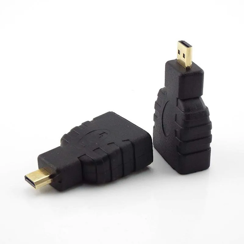 5pcs Male To Female Type D To A Micro HDMI-compatible Adapter Cable Connector Converter For Xbox 360 For PS3 HDTV B5