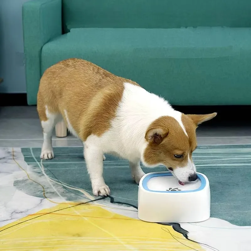 New Wholesale 1.5L Dog Floating Bowl Portable No Splash Cat Dispenser Dog Water Bowl No Spill Proof Feeder Pet Water Bowl