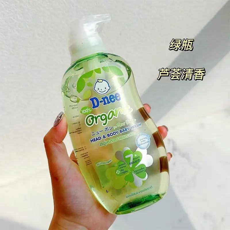 Thailand Dini D-nee Baby 2 in 1 Shampoo Body Wash | Gentle Plant-Based Tear-Free Formula for Kids Mild Moisturizing Cleansing