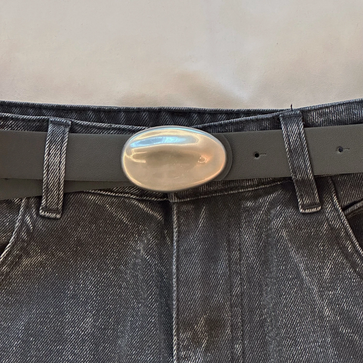 

Man PU Leather Belt Summer Buckle Man's Belt Oval Cinturon Gotico Cowhide Retro All-match Casual Jeans Belt B02