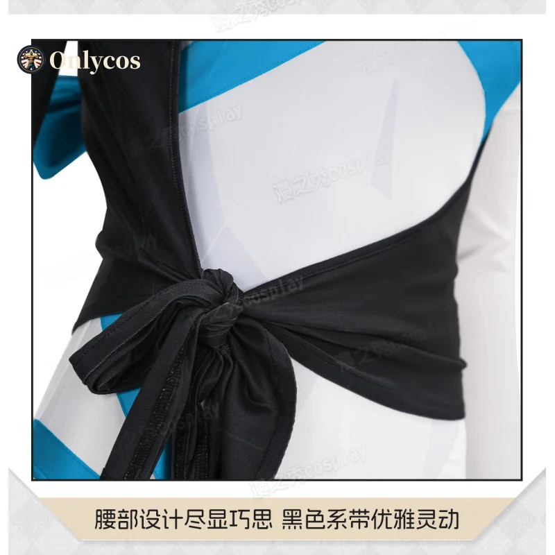 ชุดคอสเพลย์ Luna Snow จากเกม Rivals ชุดจั๊มสูท เสื้อคลุม หูฟัง ชุดปาร์ตี้ ชุดฮาโลวีน ชุดเล่นบทบาทสมมติ เสื้อผ้า Onlycos