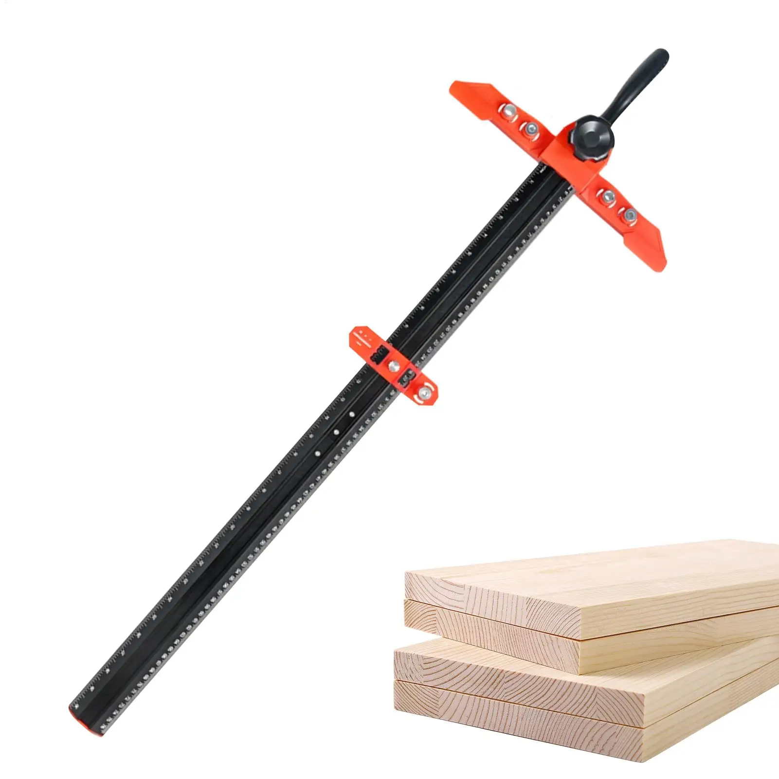 Woodworking Square Marking Ruler Adjustable Positioning Angle Guide Woodworking Combination Square For Carpentry Drafting