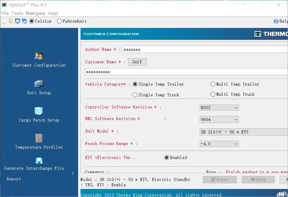 

AutoDVD Thermo King OptiSetPlus 9.5