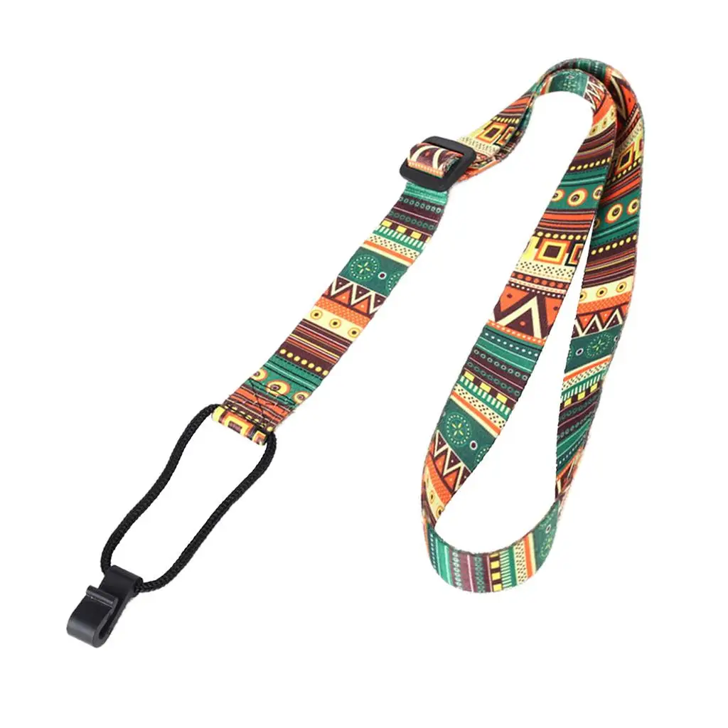 Ukulele Strap Adjustable Neck Various Length Ethnic Style Belt