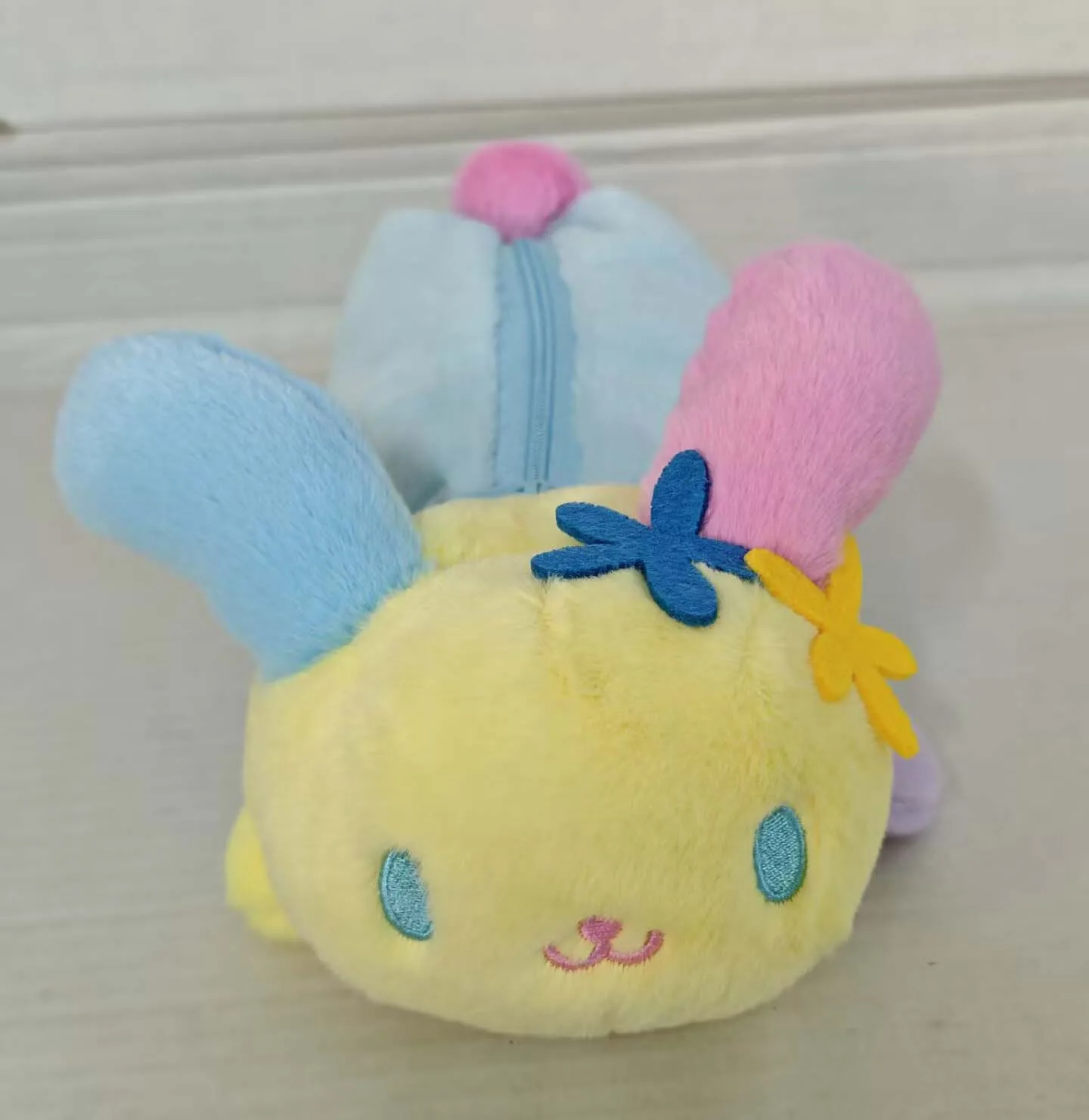 Cute Usahana Bunny Plush Pencil Pouch Case Girls Pen Container Cosmetic Organizer Bag Cases for School Storage Bags view 2