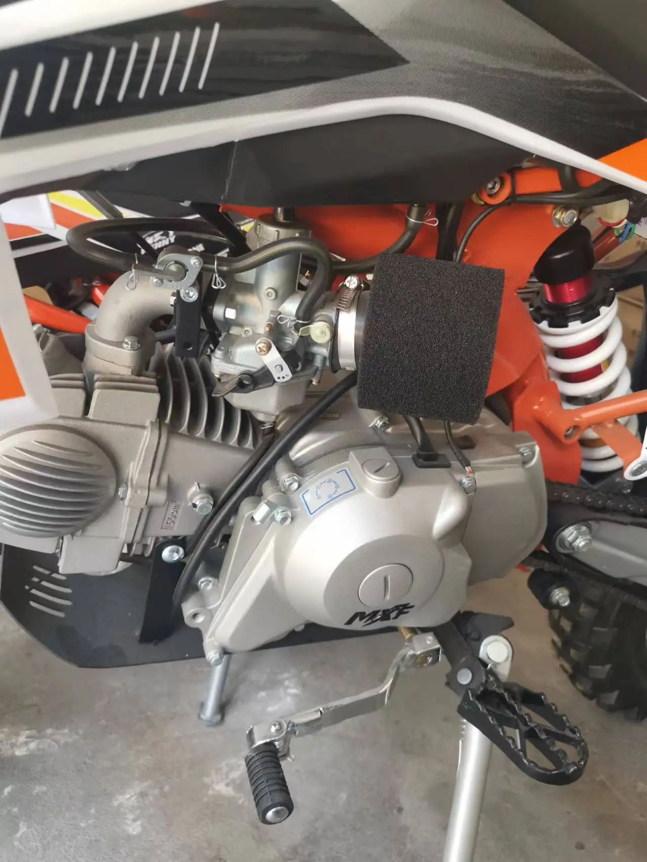 AliExpress NONE High Flow Air Filter Pod System Sponge Cleaner Clamp-on 110cc 125cc 150cc 250cc Pit Bike Pitbike Moped Dirt Pit Bike Scooter