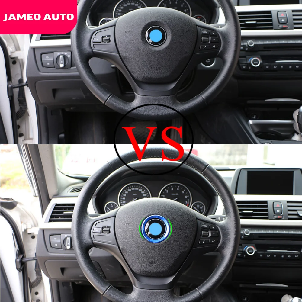 Car Steering Wheel Center Ring Cover Trim Sticker Fit for BMW 1 3 4 5 7 Series M3 M5 GT3 E81 E87 F30 34 F10 GT5 X1 X3 X5 X6