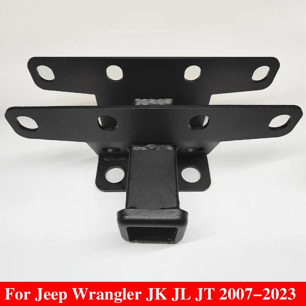 Rear Towing Trailer Hitch Receiver 2inch Steel Tow Connector Accessories for Jeep Wrangler JK JL JLU 2 & 4 Door 2007-2023