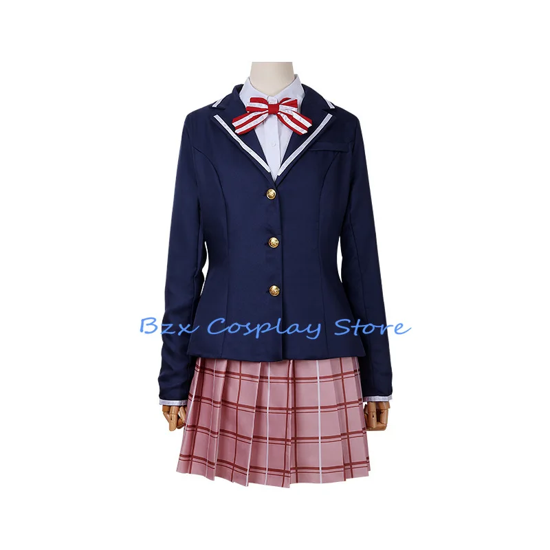 Shiina Mahiru Cosplay Anime Otonari no Tenshi-sama Cosplay Costume Girl School JK Uniform SKIRTS Wig Suit Party Outfit for Woman