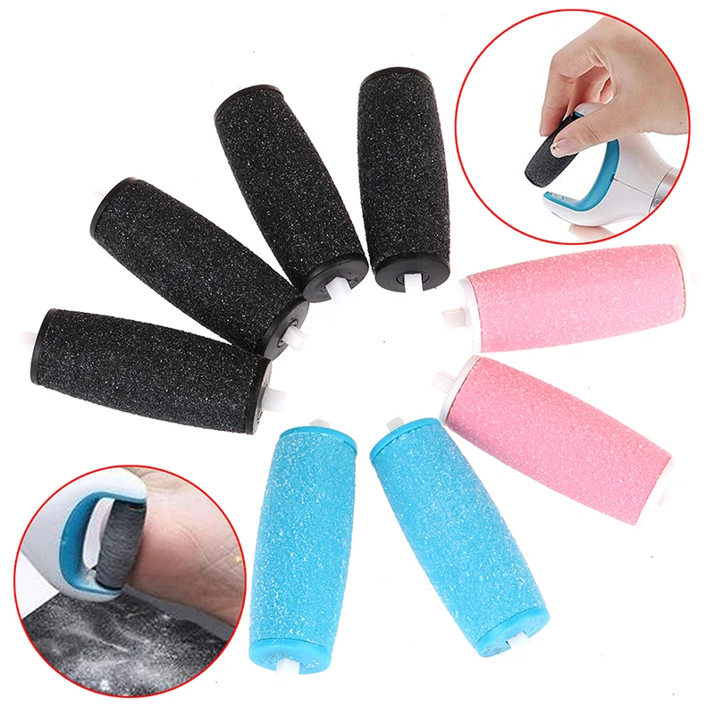 8Pcs Coarse Replacement Refill Roller Head Electric Pedicure Foot File Tool Diamond Crystals Roller Heads