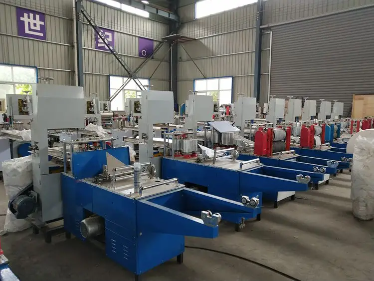 Versatile Paper Napkin Machine for Custom Printed Tissue Napkins with Folding and Cutting Function