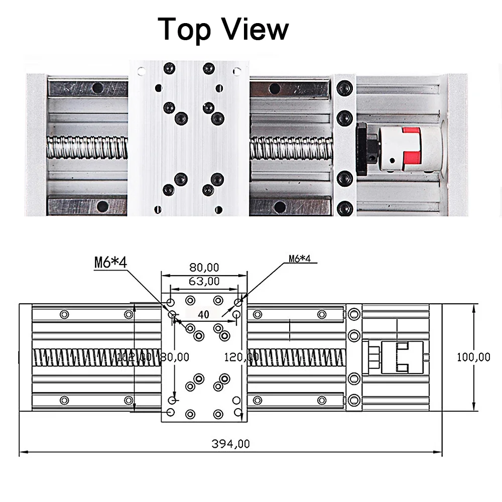 Double Linear Rail Slide Table XYZ Axis BallScrew1605 1610 For Nema 23 34 Stepper Motor 60 80mm Flange Servo Motor Max load 80KG
