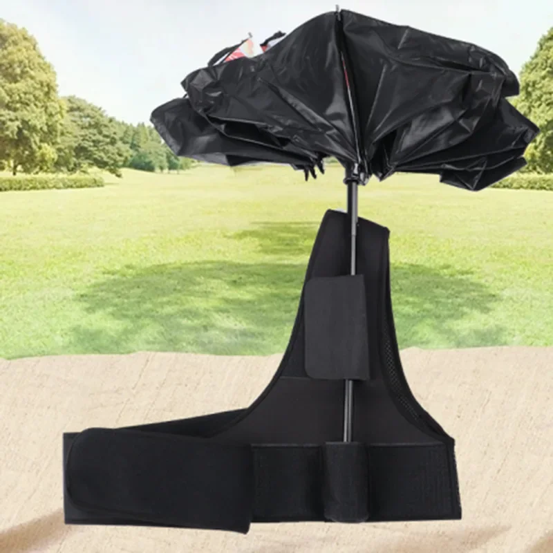 

1PC Portable Back Support Umbrella Holder, Sunshade, UV Protection, Umbrella Fixing Device with Shoulder Straps.