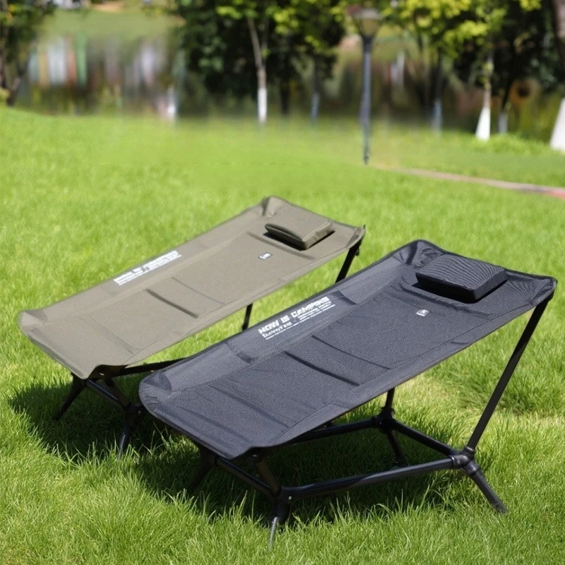 

Flat Reclining Chair Sit Lie 2 in 1 Portable Folding Outdoor Camping Chair Heavy Duty for Beach Picnic Fishing Office Nap