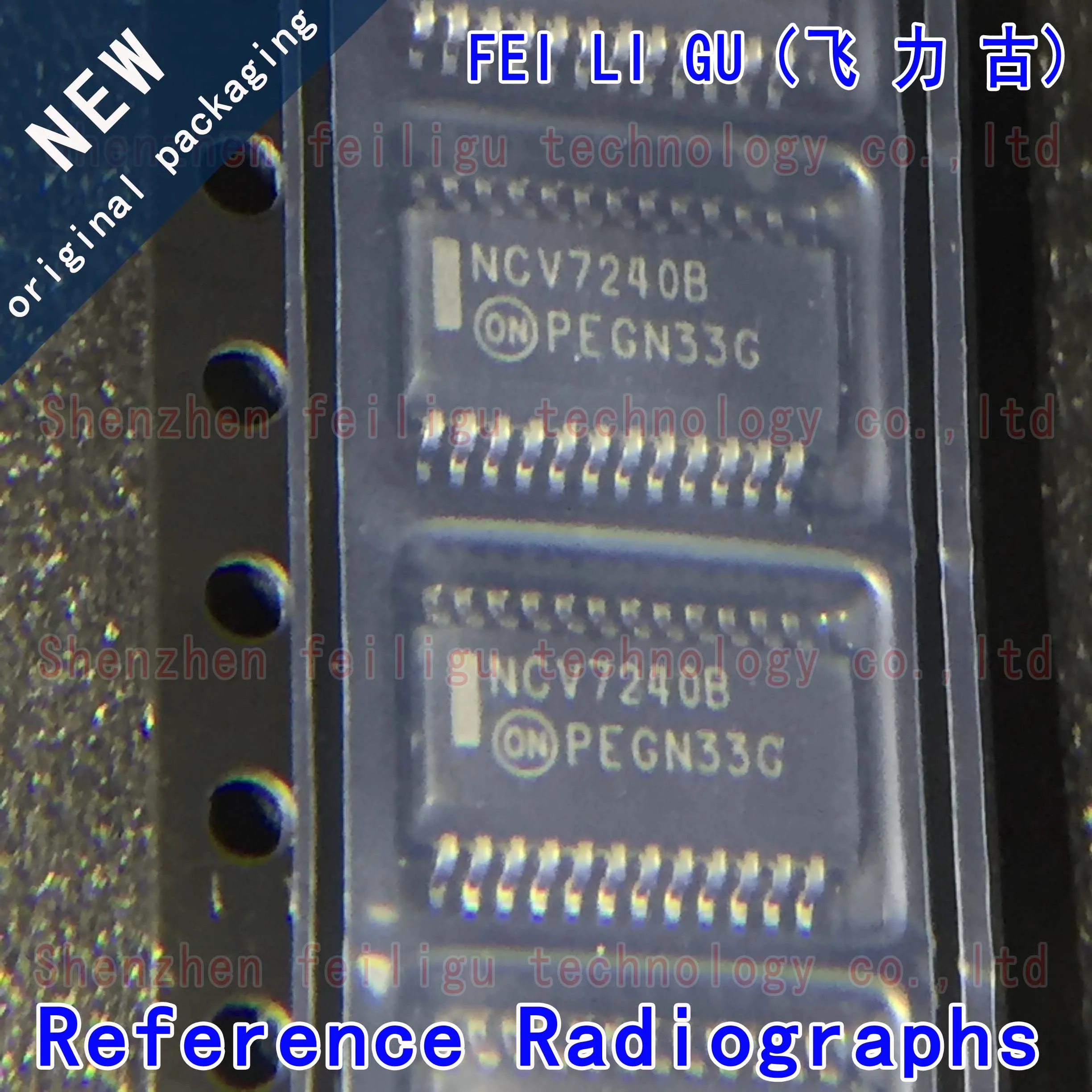 5/15/30/50PCS 100% New original NCV7240BDPR2G screen printing:NCV7240B package:SSOP24 coil driver chip