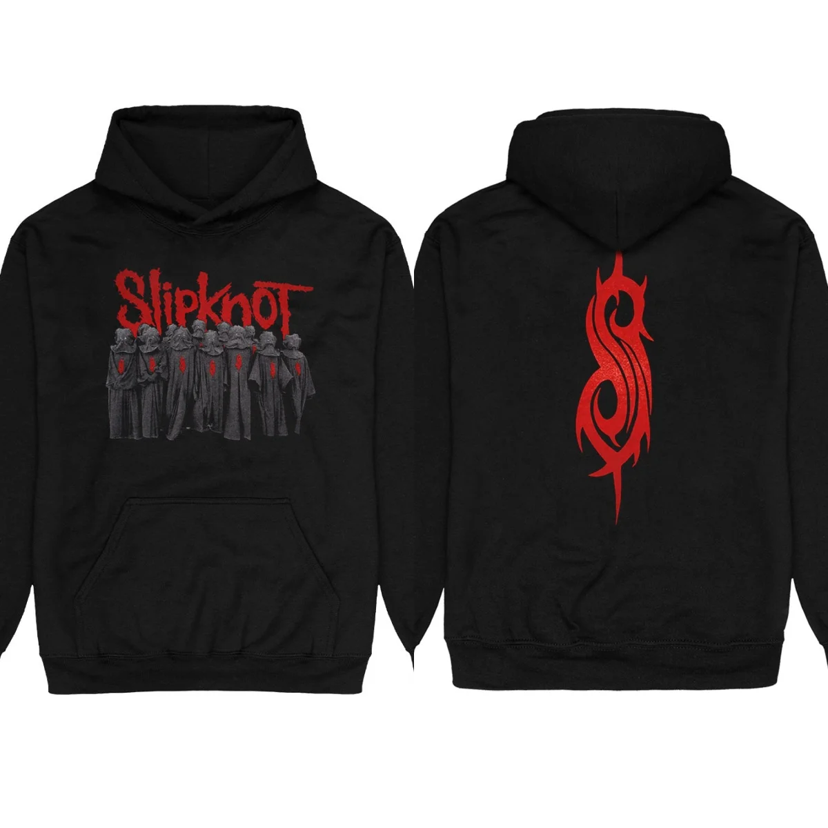 20th Anniversary Barcode Slipknot Alternative Metal Band Graphic Hoodie Men Women Streetwear Pullover